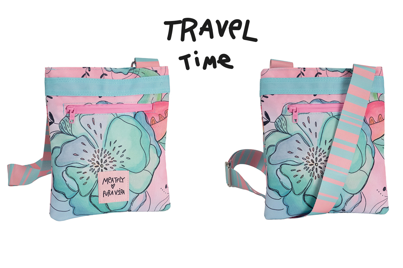 puravida_meatfly_taska_pres_rameno_mint_flowers